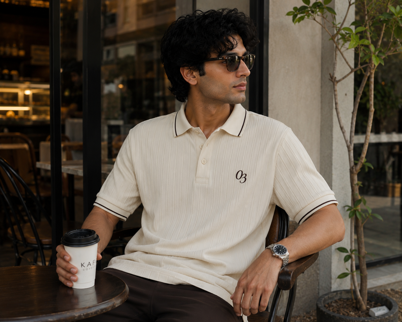 Imported Drop Needle Polo Shirt